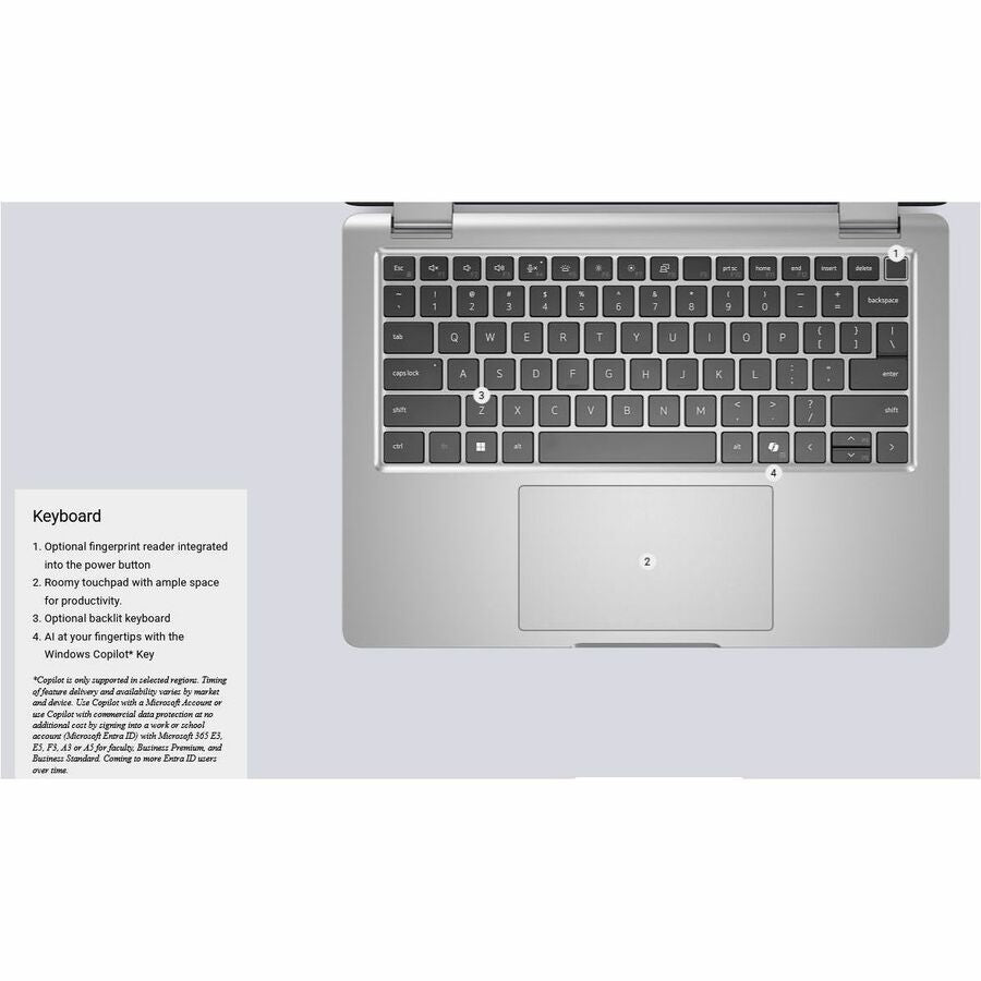 Dell Pro 13 Plus PB13255 – 13.3" Copilot+ Business Laptop with AMD Ryzen™ AI PRO, 16GB RAM, 512GB SSD, Windows 11 Pro