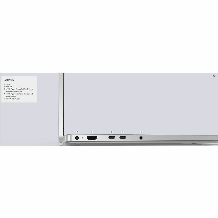 Dell Pro 16 PC16250 16" Laptop – Intel Core 5, 16GB RAM, 512GB SSD, Windows 11 Pro